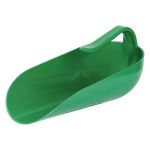 Meelschep plastic groen 2,5 kg