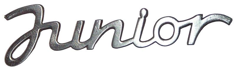 Emblem chrome Porsche Diesel Junior