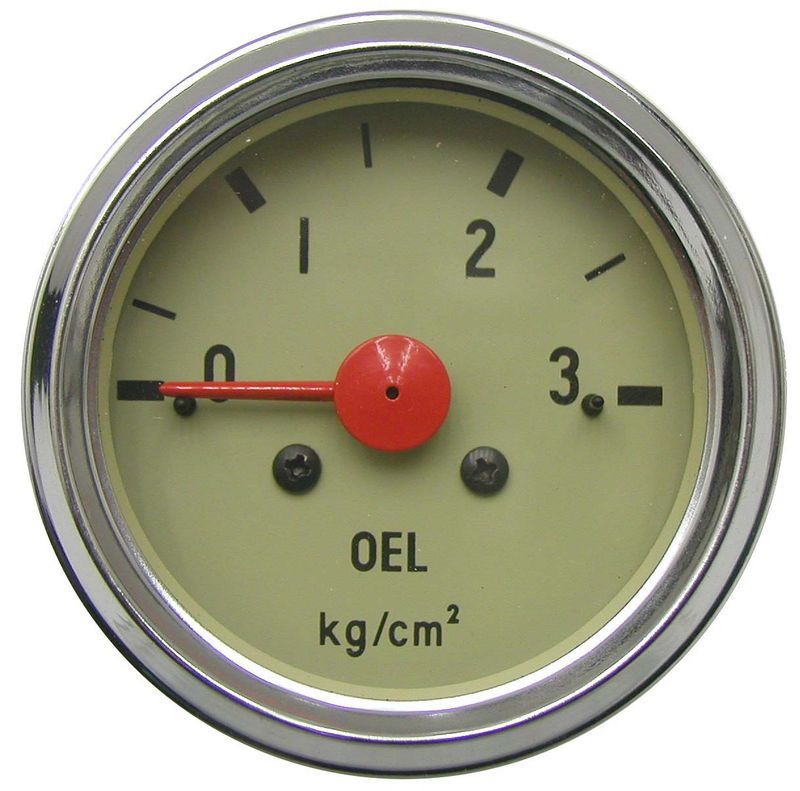 Oil pressure gauge