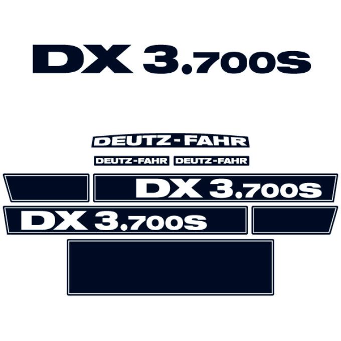 Stickerset Deutz Fahr DX 3.700S