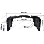Grille complète Massey Ferguson 155,158,