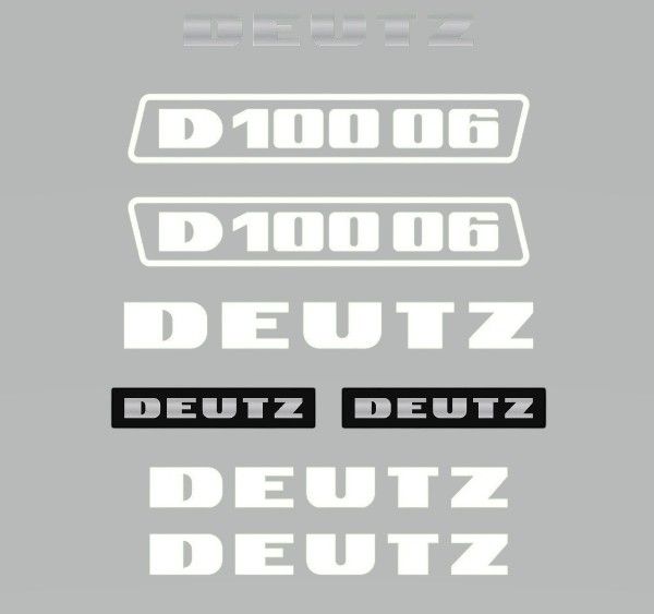 Stickerset Deutz D100-06