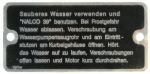 Typeplaatje Hanomag Radiateurplaatje