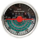 Tachometer counterclockwise 20 km / h