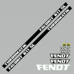 Stickerset Fendt Favorit 611 SL Turbomatik