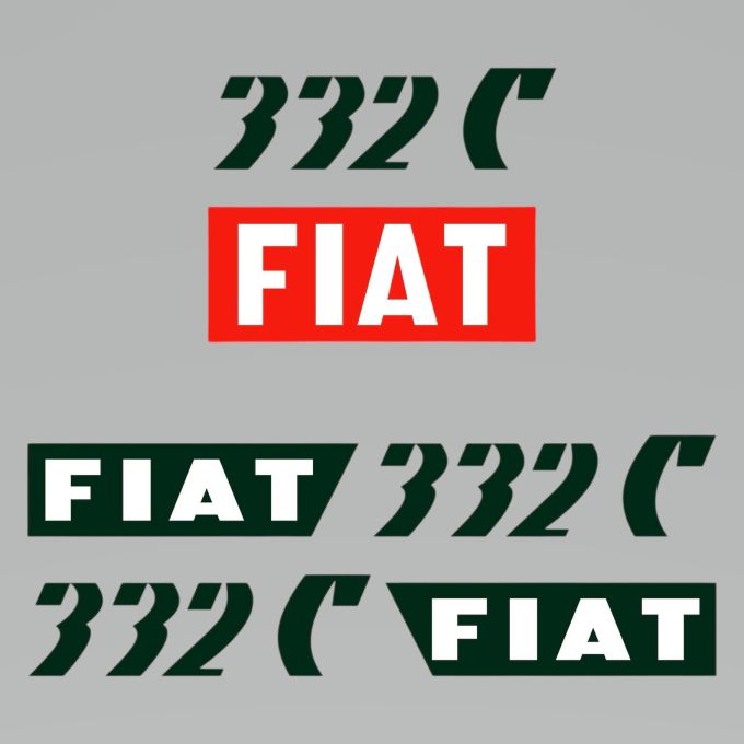 Stickerset Fiat 332 C