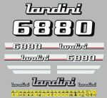 Stickerset Landini 6880
