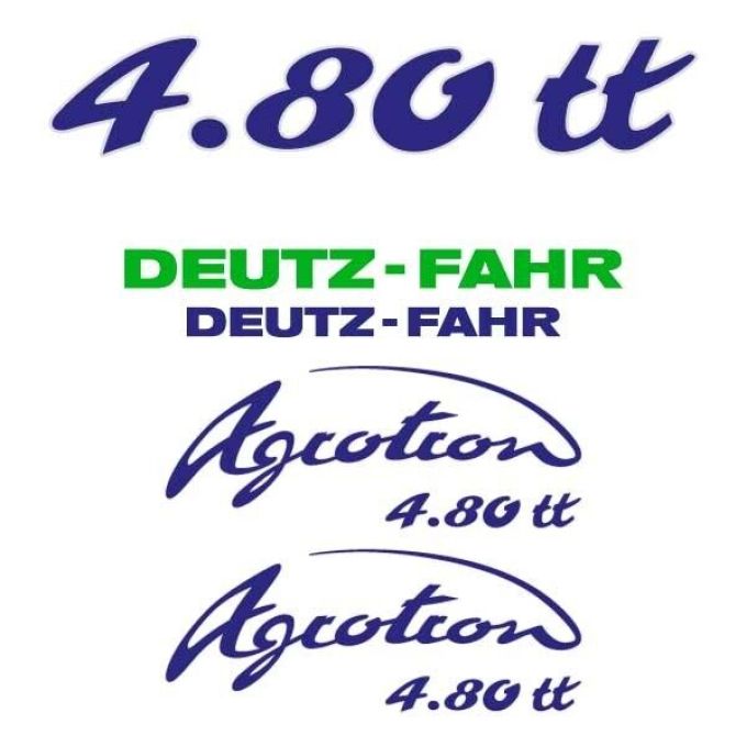 Stickerset Deutz-Fahr Agrotron 4.80 TT