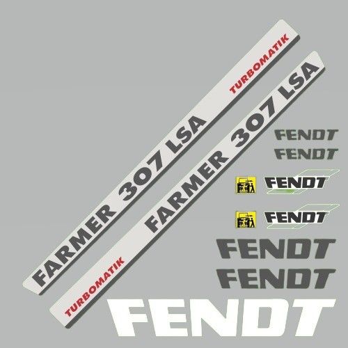 Stickerset Fendt Farmer 307 LSA Turbomatik