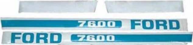 Stickerset Ford 7600