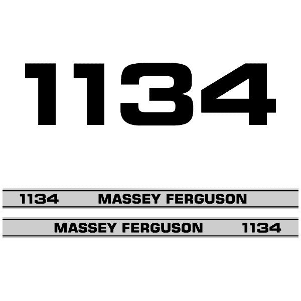 Stickerset Massey Ferguson 1134