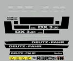 Stickerset Deutz Fahr DX 3.30 Dual-Split, Multispeed