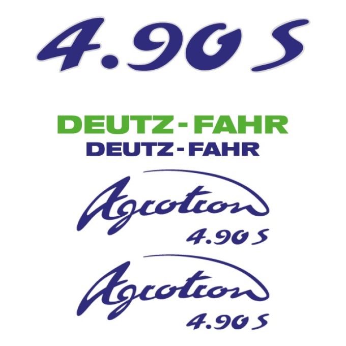 Stickerset Deutz-Fahr Agrotron 4.90 S