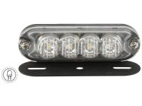 LED Gevarenlicht compact model (Licht Kleur: Wit)