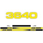 Stickerset John Deere 3640