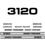 Stickerset Massey Ferguson 3120
