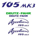 Stickerset Deutz-Fahr Agrotron 105 MK3