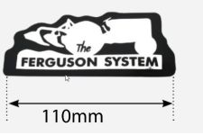 Sticker Ferguson systeem RH