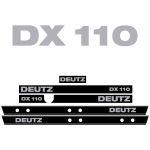 Stickerset Deutz DX 110