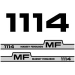 Stickerset Massey Ferguson 1114