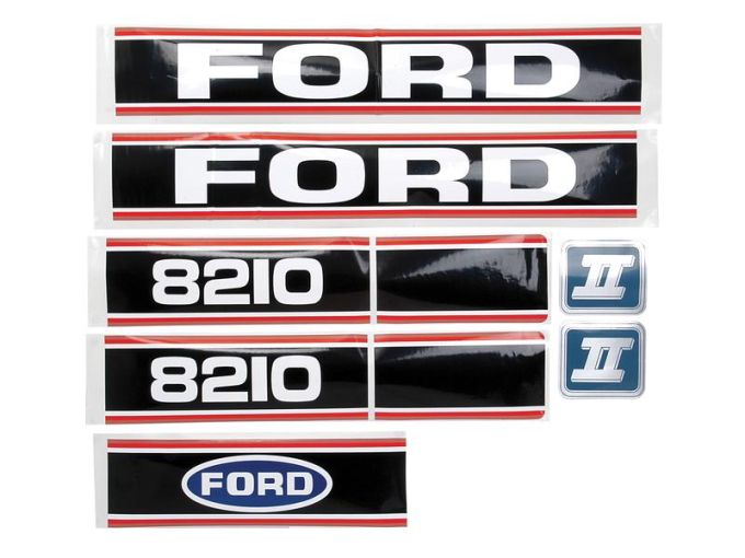 Kit autocollants latéraux Ford 8210 Force II