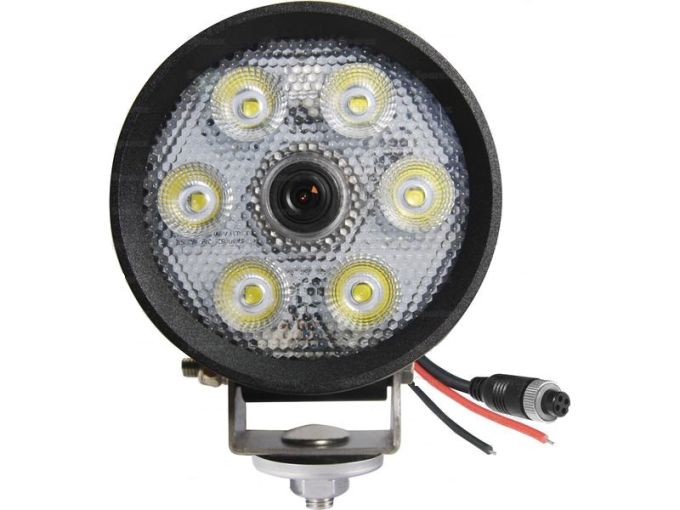 LED Arbeitsleuchte mit eingebauter Kamera, verkabelt, 12V