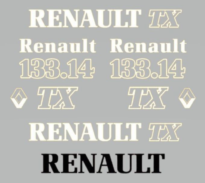Stickerset Renault 133.14 TX