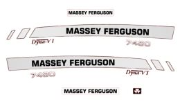 Stickerset Massey Ferguson 7480 (2008 - 2012)