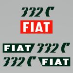 Stickerset Fiat 332 C