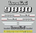 Stickerset Landini 9880