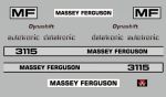 Stickerset Massey Ferguson 3115