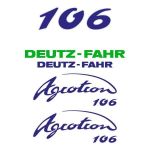 Stickerset Deutz-Fahr Agrotron 106