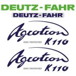 Stickerset Deutz-Fahr Agrotron K110