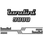 Typenschild Landini 9880
