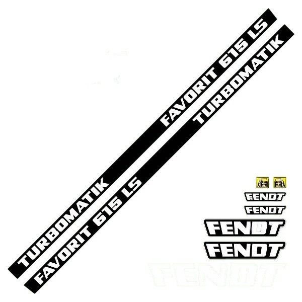 Stickerset Fendt Favorit 615 LS Turbomatik