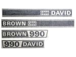 63345 Stickerset David Brown 990