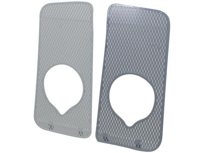 Jeu grilles calandre avec feux RH/LH