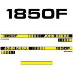 Stickerset John Deere 1850F