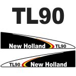 Stickerset New Holland TL 90 black