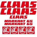 Stickerset Claas Markant 65