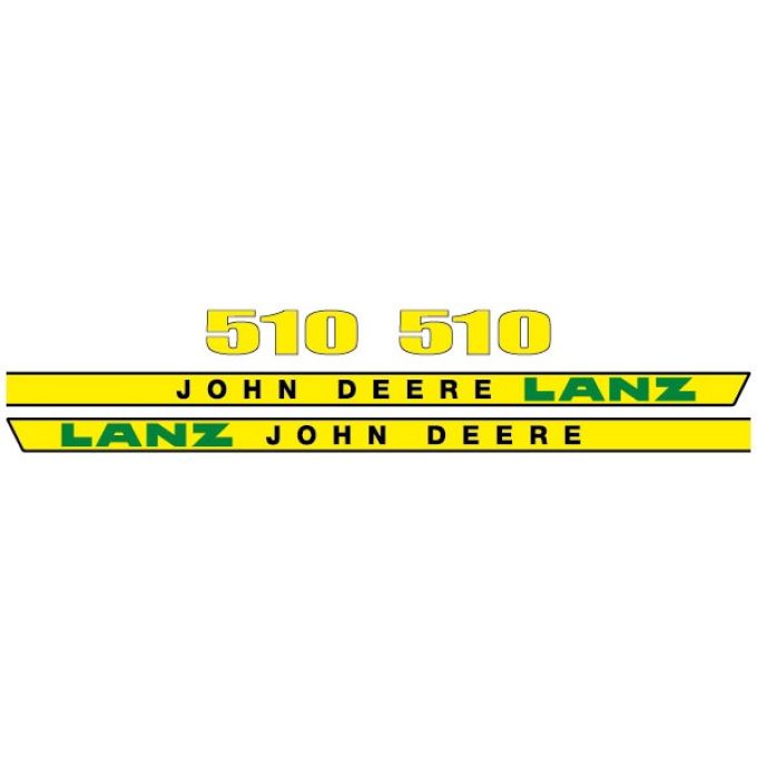 Stickerset John Deere LANZ 510