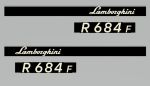 Stickerset Lamborghini R 684 F