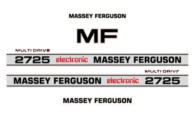 Stickerset Massey Ferguson 2725