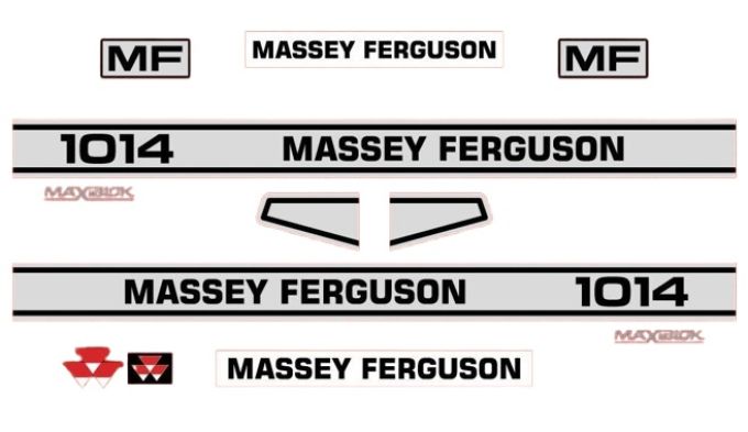 Stickerset Massey Ferguson 1014 (L)