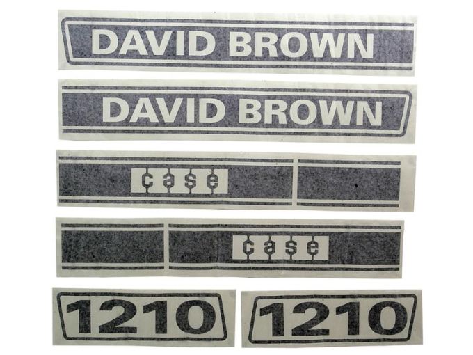 Kit autocollants latéraux David Brown 1210