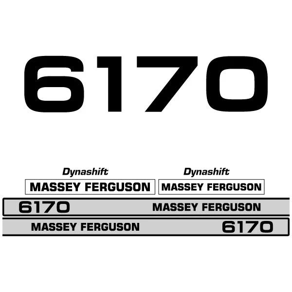 Decal Kit Massey Ferguson 6170