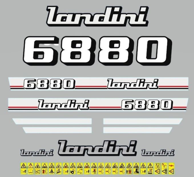 Stickerset Landini 6880