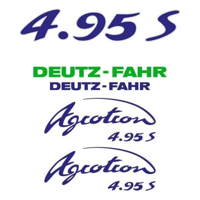 Stickerset Deutz-Fahr Agrotron 4.95 S