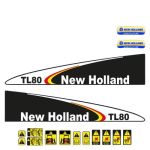 Stickerset New Holland TL 80 black