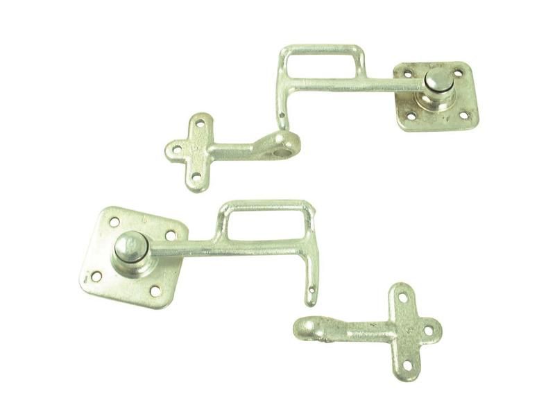 Tailgate lock set 60x60mm